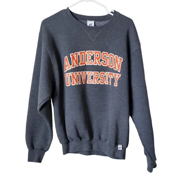 ANDERSON UNIVERSITY x RUSSELL x VINTAGE 90s crewneck sweatshirt size M - Picture 5 of 5